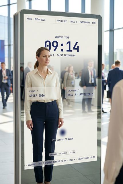 STANDBY · Observer · woman