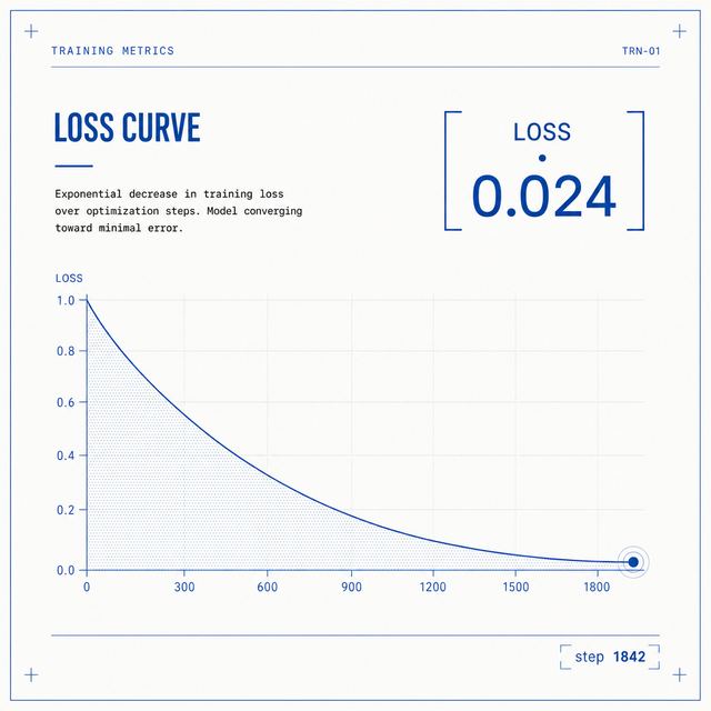 loss curve · Editorial Blueprint