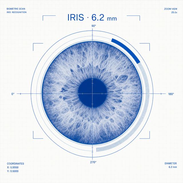 iris zoom · Editorial Blueprint