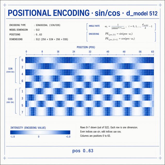 positional encoding · Editorial Blueprint