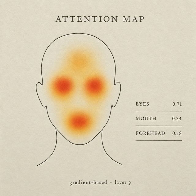 attention heatmap · Letterpress Cream