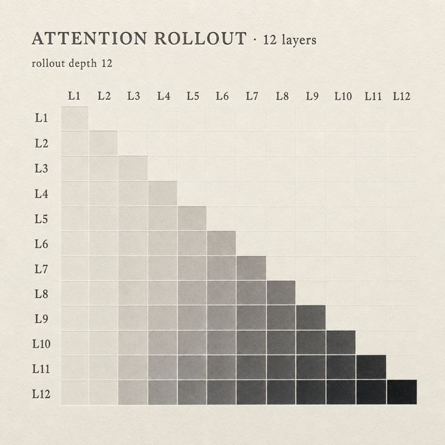 attention rollout · Letterpress Cream