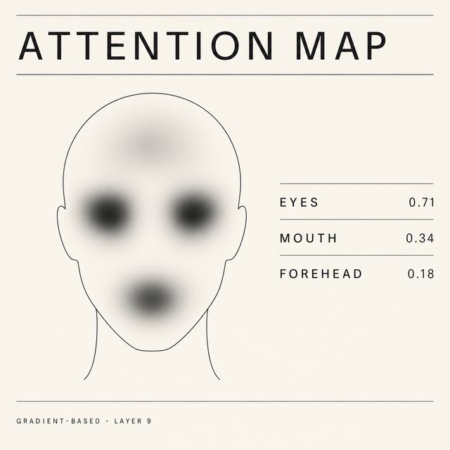 attention heatmap · Brutalist Mono