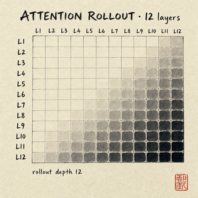 attention rollout · Sumi-e Ink