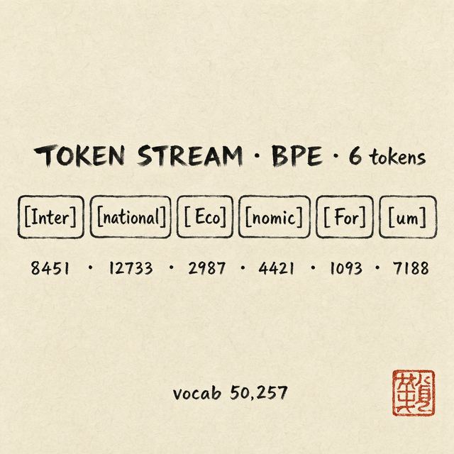 token stream · Sumi-e Ink
