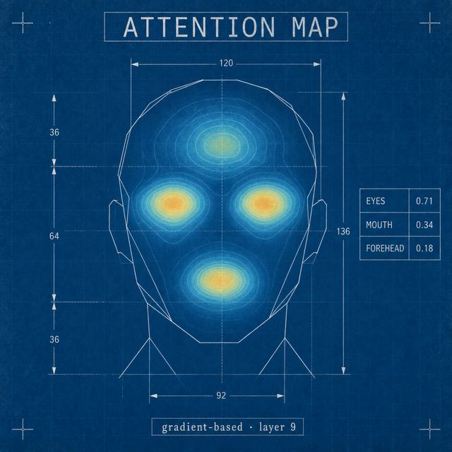 attention heatmap · Vintage Blueprint