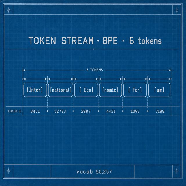 token stream · Vintage Blueprint
