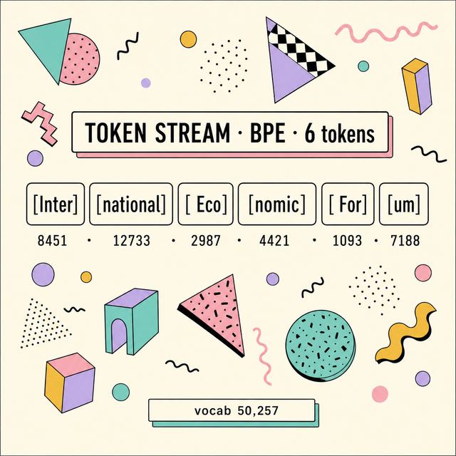 token stream · Memphis 80s