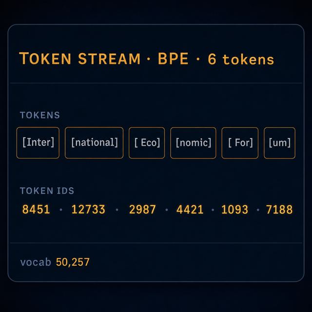token stream · Bloomberg Dark