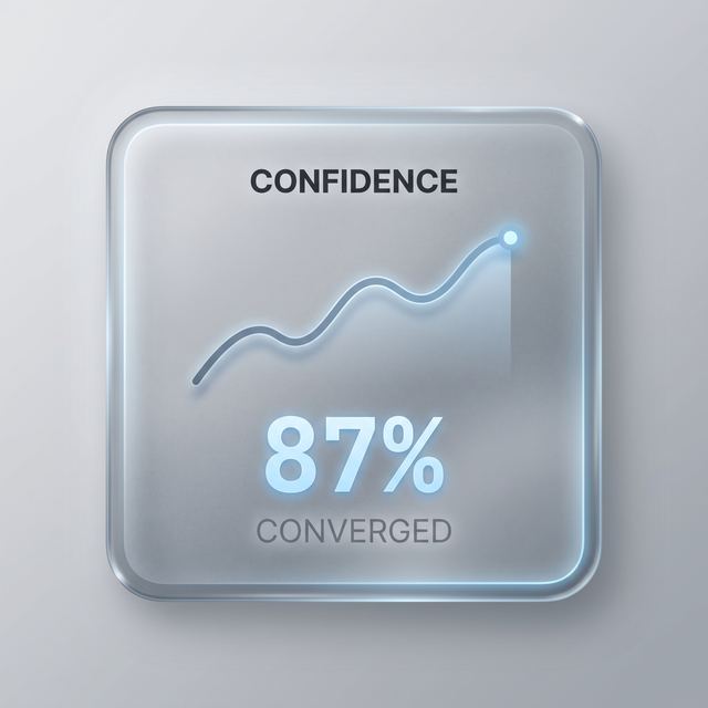 Confidence · Glacial Steel
