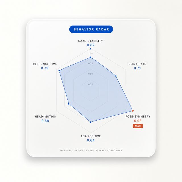 Behavior Radar honest · Editorial Blueprint