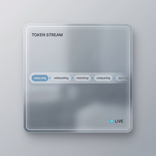 Token Stream · Glacial Steel